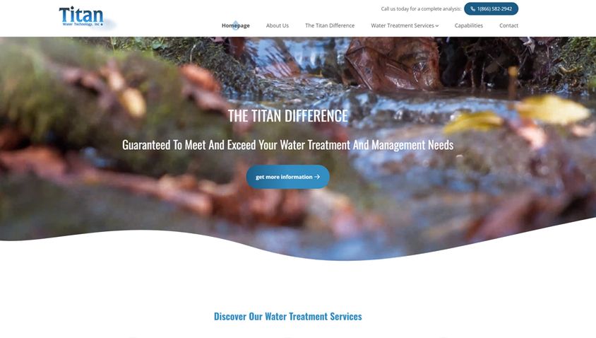 Titan Water Technology, water treatment solutions